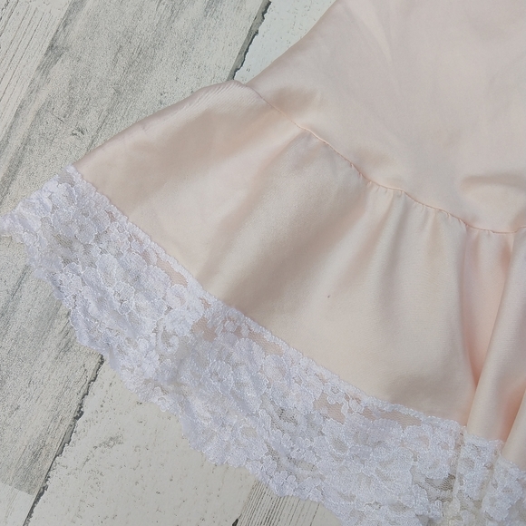 Vintage 70s 80s Union Label Lace Cottagecore Cami - Picture 5 of 8